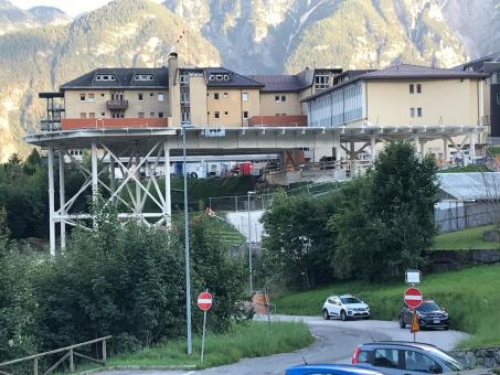 Hubschrauberlandeplatz eines Krankenhauses